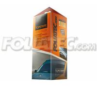 Foliatec 1225 Topstripe Blendstreifen, grau-schwarz, 15 x 152 cm