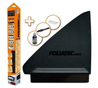 FOLIATEC Scheibentönungsfolie, Tönungsfolie für Autoscheiben, BLACKNIGHT REFLEX Superdark, 76 x 300 cm, mit ABG, 95% Verdunkelung
