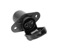 Folpus Steckverbinder Stecker Buchse Anhänger Wohnwagen Metall Wasserschutz Rostfrei für Landwirtschaftliche Fahrzeuge Auto Boot Ersatzteile, Steckdose