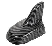 FOMIYES Haifischantenne Auto Dachantenne mit Selbstklebender Basis Carbon Look Autodekor für Limousinen und Suvs