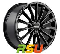Fondmetal Aidon glossy black machined lip 8x19" ET48 LK5 112 ML 66.5 Alufelge...