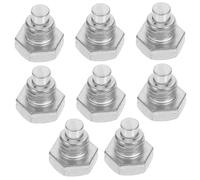 FONDOTIN 8 Stück Teiliges Wagenheber Schrauben aus Leichtem Eisen Horizontale Hebelbefestigung Stabile Konstruktion Praktische Ersatzteile für Fahrzeugheber Einfache Montage und Transport