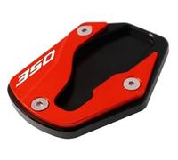 For HONDA FORZA350 NSS350 Motorrad-Seitenständer-Vergrößerungsplatte Zubehör for FORZA 350 2023(Red)