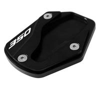 For HONDA FORZA350 NSS350 Motorrad-Seitenständer-Vergrößerungsplatte Zubehör for FORZA 350 2023(Black)