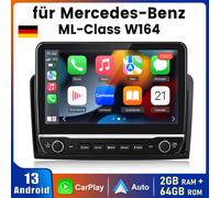 FOR MERCEDES BENZ ML-W164 GL-X164 APPLE CARPLAY CAR RADIO ANDROID 13 NAVI 2+64GB