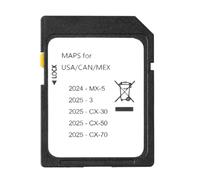 Forccord Neueste Version Navigation SD Karte passt für Mazda CX-30/CX-50/CX-70/3 2025, MX-5 2024 Auto GPS Navigationssystem für USA/Kanada Ersatz Zubehör