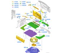 FORD KUGA MK2 C520 Laderaumabdeckung Verkleidung 1799159 NEU ORIGINAL