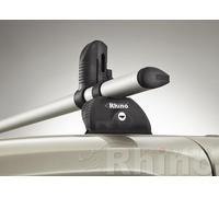 Ford Transit/Tourneo Custom. Höhe H2 hohes Dach. Länge L1/L2. 2 Trägerbarren - RHINO Aluminium Schwerlastdachträger inkl. 4 Seitenstützen - Rhino KAMMBAR Grundträger - TB2HK-K22