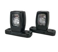 Formplas 2 stk. LED Begrenzungsleuchten 12V 24V Positionsleuchten Anhänger LKW PKW E20 (0130, 10cm)