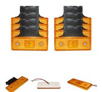 Formplas 8x LED Begrenzungsleuchten 12V 24V Positionsleuchten Anhänger Beleuchtung LKW PKW E-Prüf