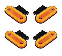 Formplas Positionsleuchten mit Halterung,LED Begrenzungsleuchten Orange,positionsleuchten led,LKW Seitenmarkierungsleuchte Reflektor,Rücklicht, Bremslicht Für Anhänger Wohnwagen PKW E9