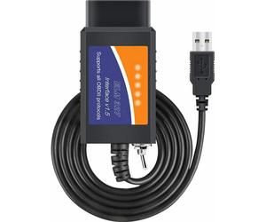 FORScan ELM327 Software OBD2 Scanner Adapter USB Diagnostic Tool Cable for Ford