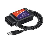 Forscan ELMconfig OBD2 Adapter, OBDII USB Diagnose-Scan-Tool, USB Scanner mit MS-CAN/HS-CAN Schalter, Professionelles OBDII Diagnose Scan Tool für Ford und Mazda