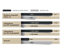 FORSTER 120Ah 12,8V LiFePO4 Premium Batterie| 200A-BMS-2.0 Ducato Ford PSA VWT6 TGE 1536Wh IP67- 0% MwSt. (Angebot gemäß § 12 Abs. 3 UstG)