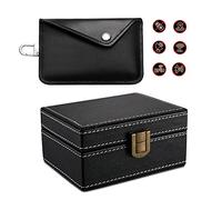 FOVNOT Autoschlüssel Schutz Keyless Go Box - Diebstahlschutz RFID Abschirmbox Für Autoschlüssel Hülle (1 Faraday Box + 1 Faraday Bag)