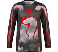 FOX 180 Atlas Jugend Motocross Jersey, grau-rot, Größe M