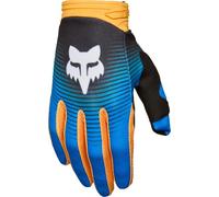 Fox Motocross Handschuhe 180 Collect blau-orange Größe L für Männer