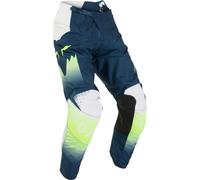 FOX 180 Flora Motocross Hose, weiss-blau, Größe 30 für Männer