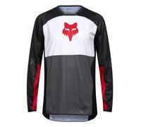 FOX Motocross-Trikot 180 Flow Weiß/Rot Herren Größe M