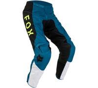 FOX 180 Nitro Motocross Hose, schwarz-weiss-grün-blau, Größe 28 für Männer
