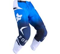 Fox Motocross-Hose 180 Shield Weiß-Blau Größe 38 für Männer