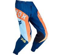 Fox Motocross-Hose 360 Tine blau-orange Größe 34 Herren
