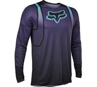 FOX 360 Vizen Motocross Jersey, schwarz-lila, Größe 2XL für Männer