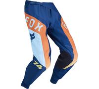 Fox Motocross-Hose 360 Tine Blau-Orange Größe 32 Herren
