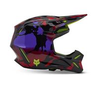 Fox Crosshelm V3 THROTTLE neon gelb XS