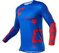 FOX Flexair RIGZ Motocross Jersey, blau, Größe S für Männer