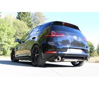 Fox Duplex Auspuff Sportauspuff Endschalldämpfer für VW Golf 7 2,0l GTI Facelift
