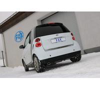 FOX Fox Duplex Auspuff Sportauspuff für Smart Fortwo Coupe 451 1.0l 52kW