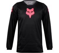 FOX 180 Blackout 2023 Mädchen Motocross Jersey, schwarz/pink, Größe YS