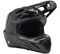 Fox V3 RS Carbon SOLID Black S Helmet