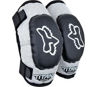 FOX Pee Wee Titan Kinder Motocross Ellenbogenprotektoren, schwarz/grau, Größe M/L