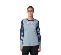 Fox Racing Damen Langärmeliges Trikot Hemd, Gunmetal Taunt, X-Small