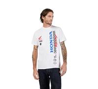 Fox Racing Honda Herren-T-Shirt, kurzärmelig, Optisches Weiß, Klein