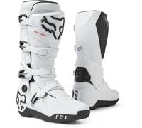 Fox Racing Unisex-Erwachsene Comp Motocross Boots Stiefel, Weiss/opulenter Garten