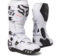 Fox Racing Unisex-Erwachsene Instinct Motocross Boots Stiefel, Weiss/opulenter Garten
