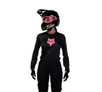 Fox Racing Wmns Blackout Jersey Windbreaker Damen, Schwarz, XL