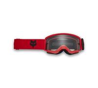 Fox Racing YTH Main Core Goggle, VLS-kompatibel, weites Sichtfeld, dreilagiger Schaumstoff, Abreißfunktion, ideal für MX & Offroad, Farbe: Fluorescent Red, Größe: OS