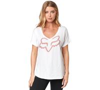 FOX RESPONDED SS VNECK Damen T-Shirt weiss S