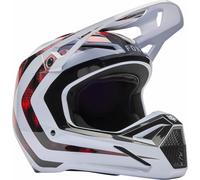 FOX V1 Kairos Motocross Helm, weiss-rot, Größe XL für Männer