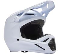 FOX V1 Matte Jugend Motocross Helm, weiß matt, Größe Y/M (51/52)