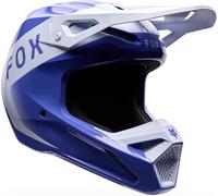 FOX V1 Noble Motocross Helm, schwarz-weiss, Größe L für Männer