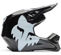 FOX V1 SHIELD MX-Helm schwarz-weiss XXL