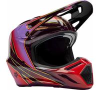 FOX V3 RS CANVAS MX-Helm rot L