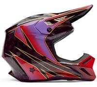 FOX V3 RS CANVAS MX-Helm rot M