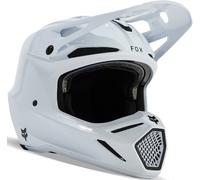 FOX V3 RS Carbon Solid MIPS Motocross Helm, weiss, Größe XS für Männer