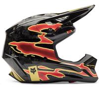 Fox Motocross-Helm V3 RS INNING schwarz Größe XL